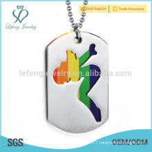 Top sale silver pendants jewelry,tag dog sport pendants design